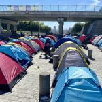 وضعیت اسفبار پناهجویان در اردوگاه لاشاپل فرانسه