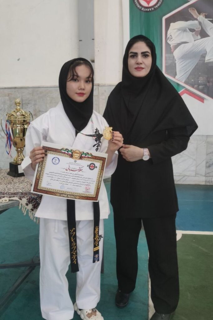 درخشش دختران مهاجر در جام باشگاه‌های ایران کیوکوشین‌کاراته بانوان