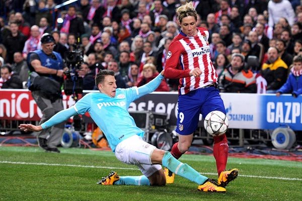 نتیجه بازی آیندهوون مقابل اتلتیکومادرید در لیگ قهرمانان اروپا + پخش زنده